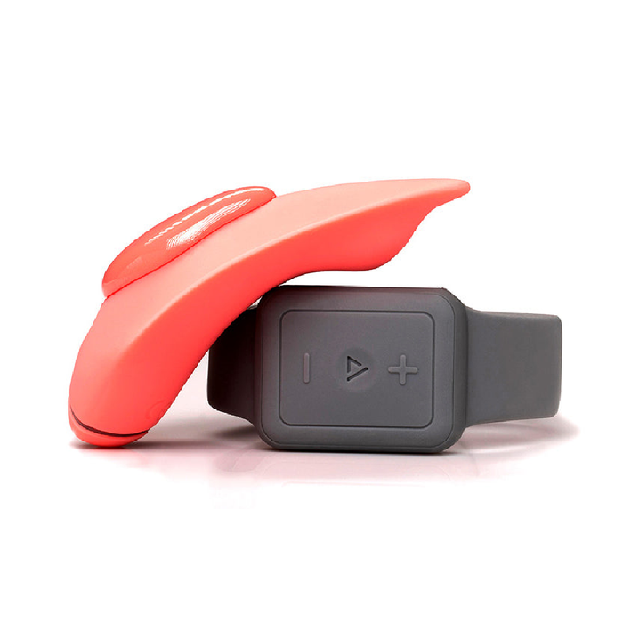 Clandestine Devices Companion Panty Vibe w/Wearable Remote - Coral