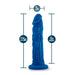 Blush The Realm Draken Lock On 7.75" Silicone Dragon Dildo Blue | thevibed.com