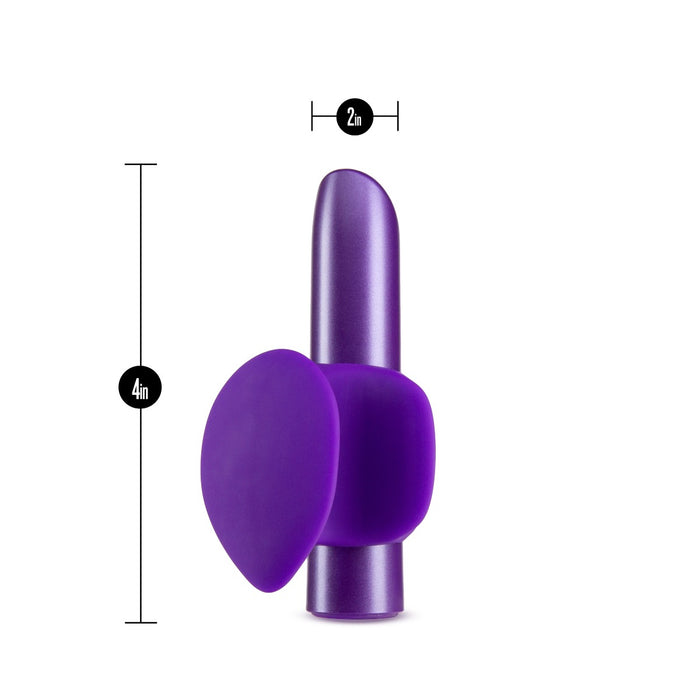 Blush Noje B6 Silicone Grip Rechargeable Bullet Vibrator | thevibed.com