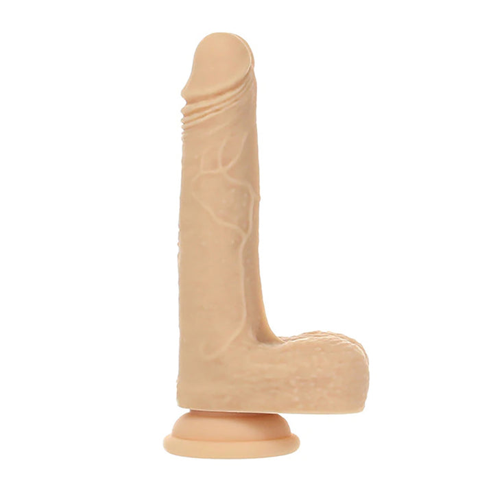 Naked Addiction The Freak Vibrating, Rotating, And Thrusting Dildo With Remote 7.5 In. Vanilla