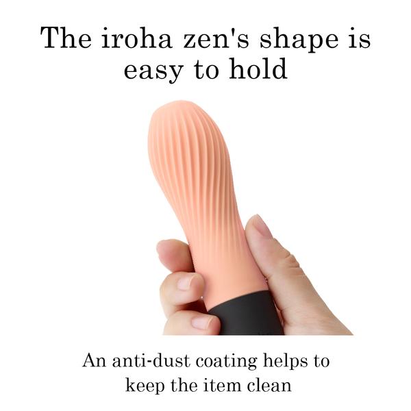 Tenga iroha zen HANACHA Mini Waterproof Vibrator Pink | thevibed.com