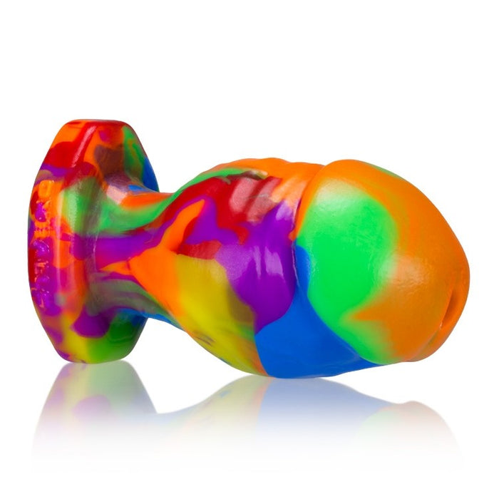 Oxballs Honcho 2 Medium Butt Plug Rainbow Swirl | thevibed.com