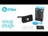 b-Vibe Snug Plug 5 XL Weighted Silicone Anal Plug Black | thevibed.com