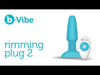 b-Vibe Rimming Plug 2 Remote Controlled Vibrating Anal Plug | thevibed.com