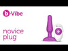 b-Vibe Novice Remote Controlled Anal Plug | thevibed.com