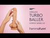 FemmeFunn Turbo Baller Remote Controlled Vibrating Dildo | thevibed.com