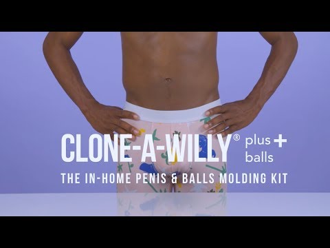 Clone-A-Willy Vibrating Penis & Balls Molding Kit Light Tone | thevibed.com