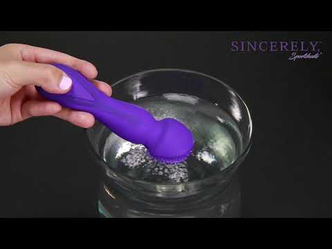 Sincerely Sportsheets Rechargeable Wand Vibrator | thevibed.com