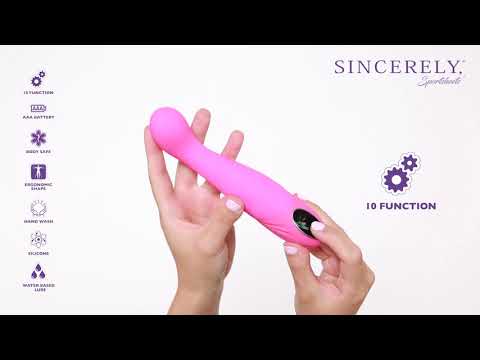 Sincerely Sportsheets Silicone G-Spot Vibrator | thevibed.com