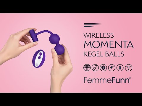 FemmeFunn Momenta Remote Control Vibrating Kegel Balls | thevibed.com