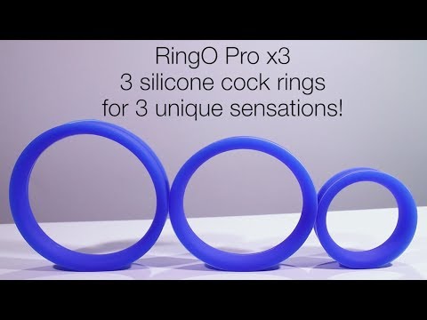 Screaming O RingO Pro x3 Silicone Cock Ring Set | thevibed.com