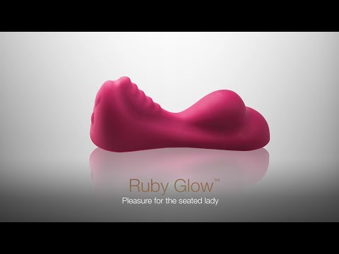 Rocks-Off Ruby Glow Hands-Free C-Spot Saddle Vibrator | thevibed.com