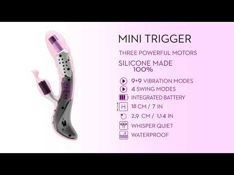 Adrien Lastic Mini Trigger Rechargeable Rabbit Vibrator | thevibed.com