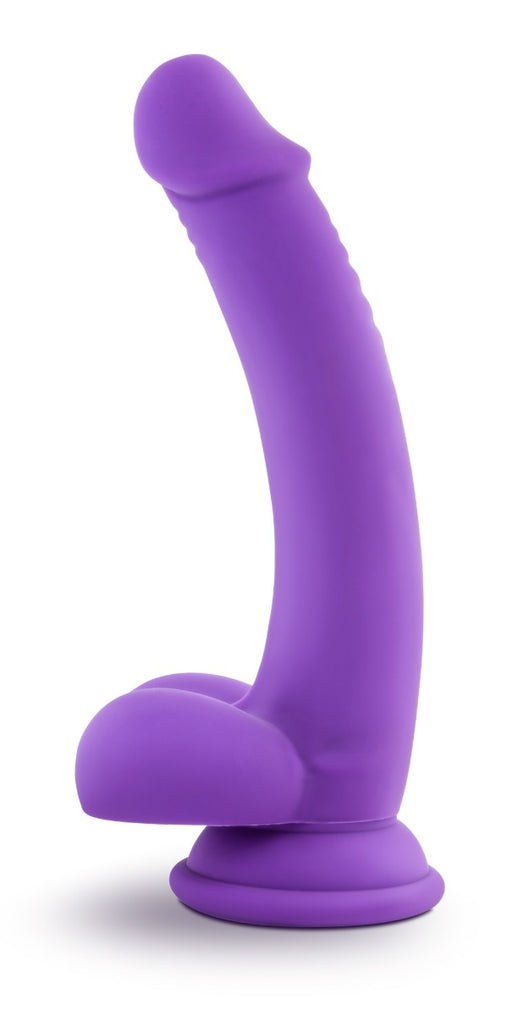 Blush Ruse D Thang 7.75" Silicone Suction Cup Dildo with Balls | thevibed.com