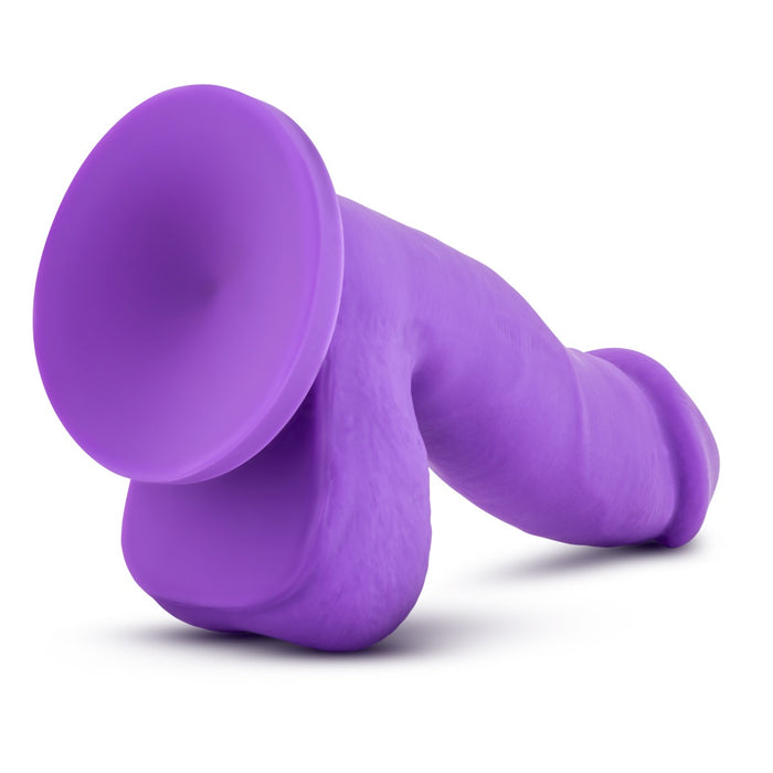 Blush Ruse Juicy 7" Silicone Suction Cup Dildo with Balls | thevibed.com
