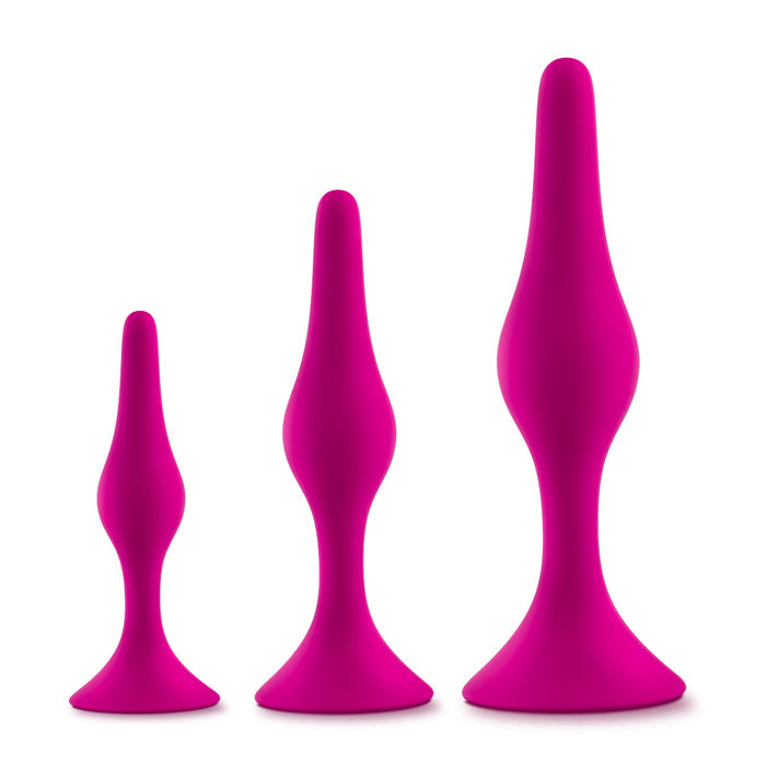 Blush Luxe Beginner Silicone Butt Plug Kit | thevibed.com