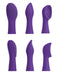 JimmyJane Focus Sonic Rechargeable Vibrator Set with 3 Head Attachments | thevibed.com