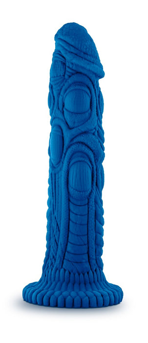 Blush The Realm Draken Lock On 7.75" Silicone Dragon Dildo Blue | thevibed.com