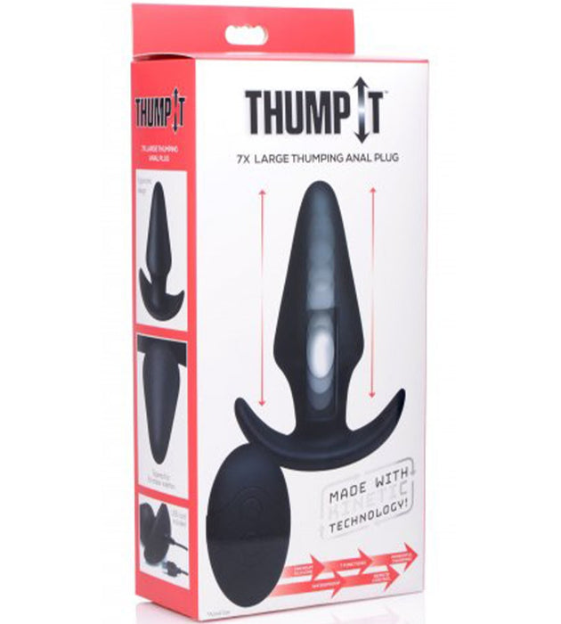 XR Brands Thump It Kinetic Thumping 7X Large Butt Plug | thevibed.com
