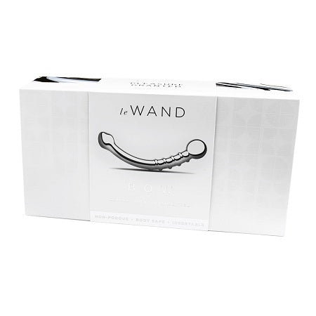 Le Wand Bow Stainless Steel G-Spot and P-Spot Massager | thevibed.com