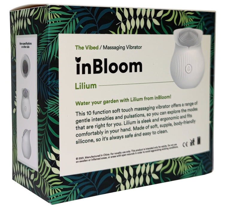 inBloom Lilium Flower-Shaped Massaging Vibrator | thevibed.com