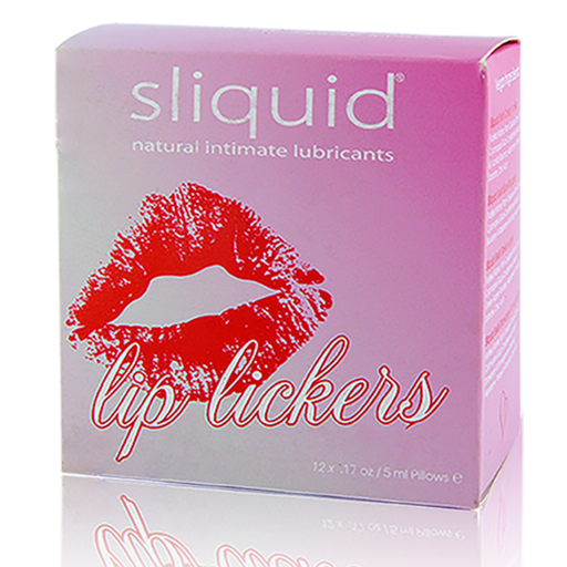 Sliquid Lip Lickers Flavored Lube Cube 12 Sample Packs | thevibed.com