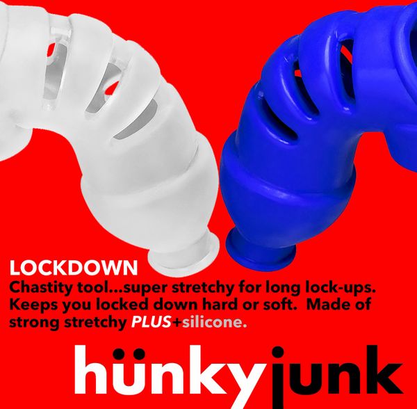Hunkyjunk LOCKDOWN Penis Cage Chastity Device | thevibed.com
