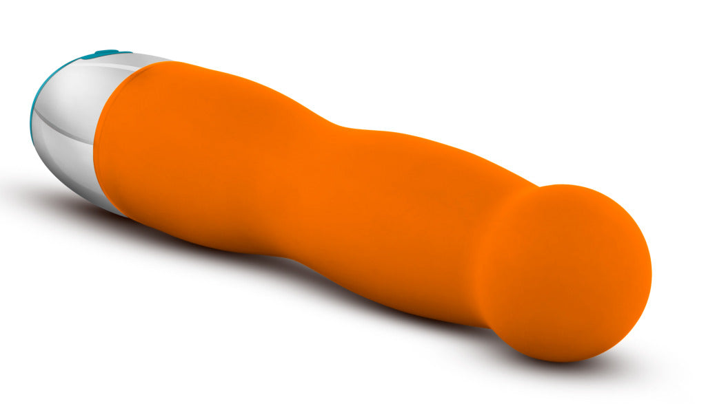 Blush Aria Energy Silicone G-Spot Vibrator Orange | thevibed.com