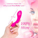 BMS Factory Mini Swan Wand Silicone Vibrating Massager | thevibed.com