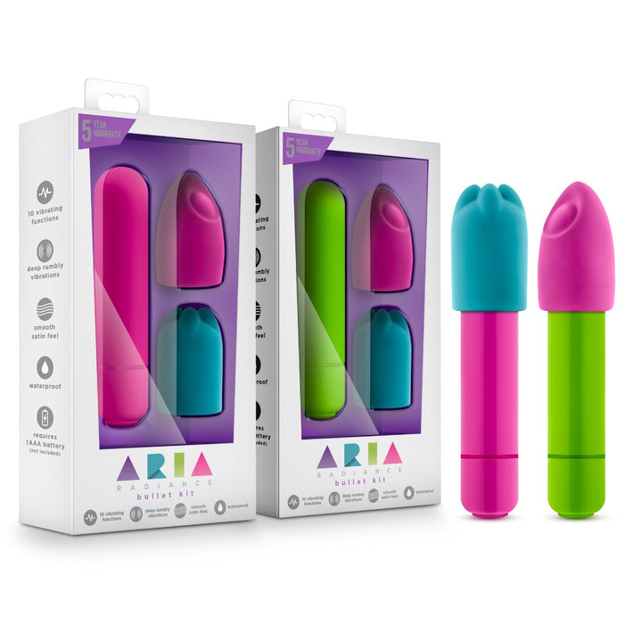 Blush Aria Radiance Bullet Vibrator Kit | thevibed.com