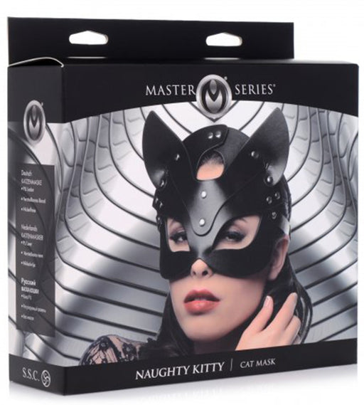 XR Brands Master Series Naughty Kitty BDSM Mask | thevibed.com