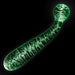NS Novelties Firefly Glass Glow-in-the-Dark G-Spot Wand | thevibed.com