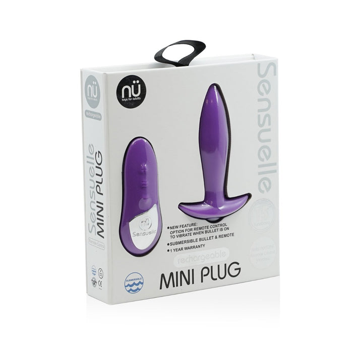 Nu Sensuelle Remote Control Mini Rechargeable Vibrating Butt Plug | thevibed.com