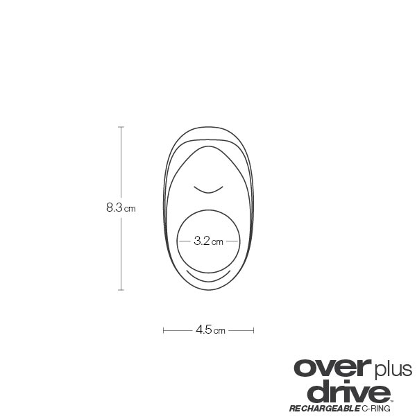 VeDo Overdrive Plus Rechargeable Vibrating Cock Ring | thevibed.com