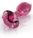 Pipedream Icicles No. 79 Glass Pink Diamond Butt Plug | thevibed.com