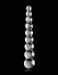 Pipedream Icicles No. 2 Clear Glass Anal Bead Wand | thevibed.com