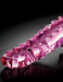 Pipedream Icicles No. 24 Pink Textured Glass Tentacle Dildo | thevibed.com