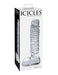 Pipedream Icicles No. 63 Clear Glass 8" Dildo | thevibed.com