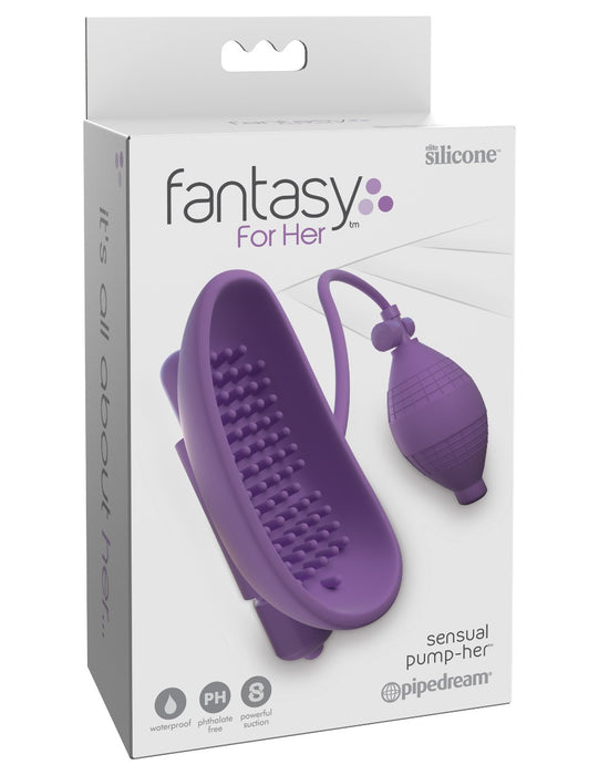 Pipedream Fantasy for Her Collection Sensual Pump-Her Clitoral Pump | thevibed.com