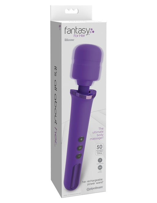 Pipedream Fantasy for Her Collection Her Rechargeable Power Wand | thevibed.com