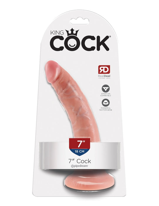 Pipedream King Cock 7 Inch Suction Cup Dildo | thevibed.com