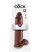 Pipedream King Cock 12 Inch Suction Cup Dildo with Balls | thevibed.com