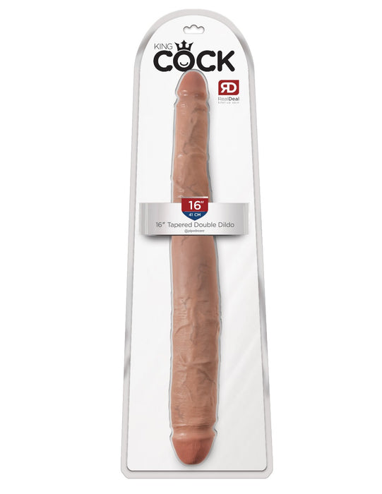 Pipedream King Cock Tapered 16 Inch Double Dildo | thevibed.com