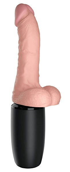 King Cock Plus Triple Threat 6.5 Inch Thrusting Cock with Balls | thevibed.com