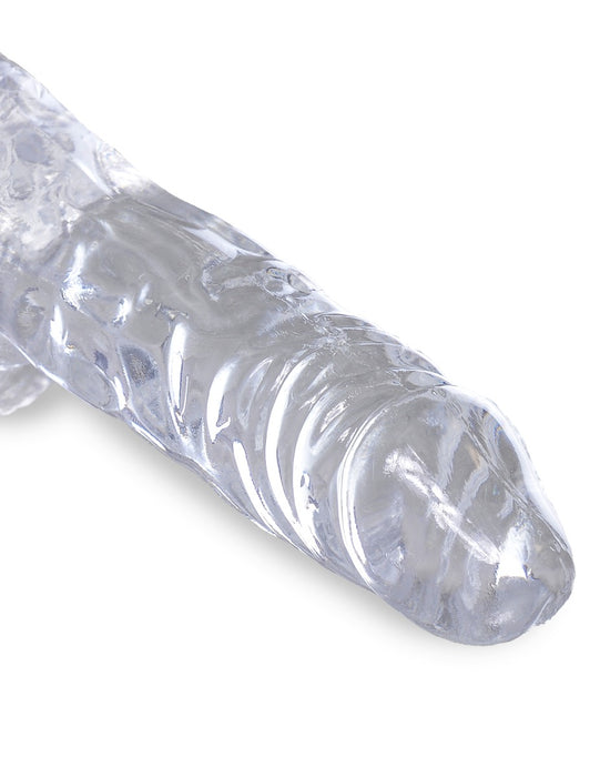 Pipedream King Cock Clear 4 Inch Suction Cup Dildo with Balls | thevibed.com