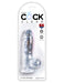Pipedream King Cock Clear 5 Inch Suction Cup Dildo with Balls | thevibed.com