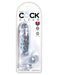 Pipedream King Cock Clear 6 Inch Suction Cup Dildo with Balls | thevibed.com