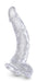 Pipedream King Cock Clear 7.5 Inch Suction Cup Dildo with Balls | thevibed.com
