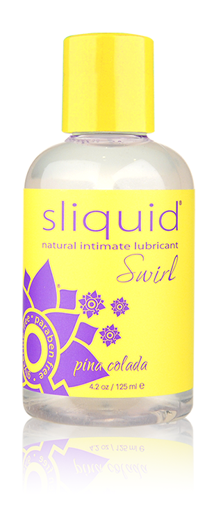 Sliquid Naturals Pina Colada Flavored Personal Lubricant 4.2 oz | thevibed.com