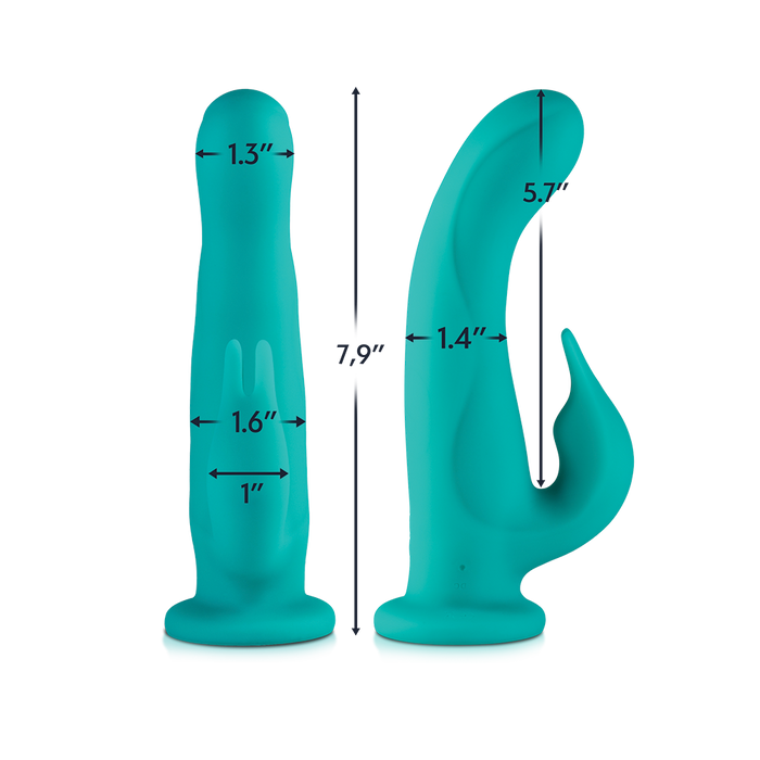 FemmeFunn Pirouette Remote Controlled Rechargeable Rabbit Vibrator | thevibed.com